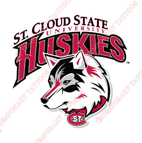 St. Cloud State Huskies Customize Temporary Tattoos Stickers NO.6328